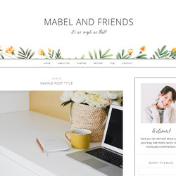 Swell Blogger Templates Blog Designer Blogs Mabel Template