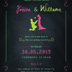 Splendid Free Wedding Invitation Template Cards Printable And Editable