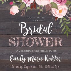 Wedding Shower Invitation Template Best Home Design Ideas