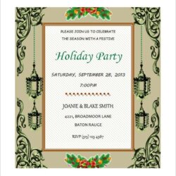 Admirable Free Party Invitation Templates Excel Word Formats