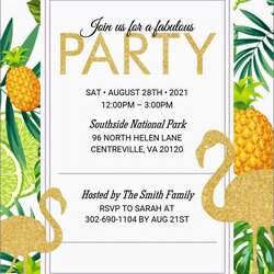 Eminent Free Party Invitation Templates Microsoft Word Resume Example Gallery
