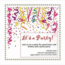 Party Invitations Template Word Fresh Microsoft Invitation Templates Birthday