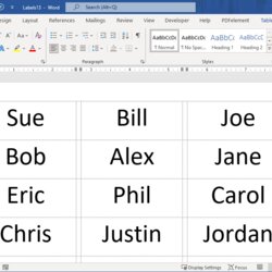 Brilliant How To Make Name Tags In Microsoft Word