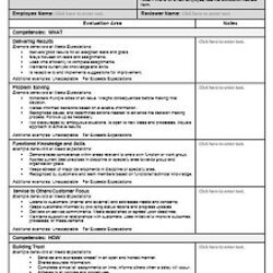 Superlative Employee Evaluation Form Templates Doc Mid Year Non Manager Performance Review