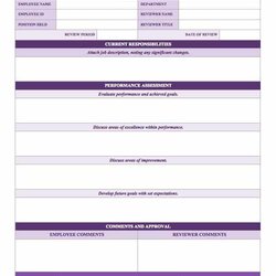 Super Free Employee Performance Review Templates Word
