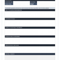 Fantastic Mid Year Review Templates Employee Evaluation Form