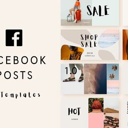 Brilliant Minimal Facebook Post Templates Creative