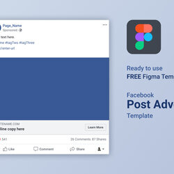 Smashing Facebook For Freebie Supply Advert Post Template