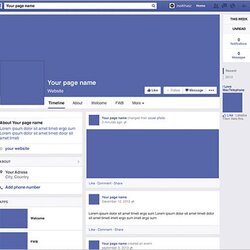 Facebook Template Free Samples Examples Format Download Blank Templates Word Business Sample Social Through