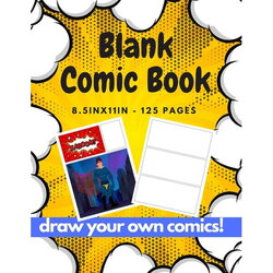 Out Of This World Blank Comic Book Variety Panel Layouts For Artists