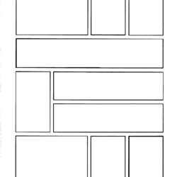 Exceptional Art Comic Template To Use Panels Panel Strip Book Blank Comics Templates Para Spelling Layout