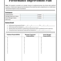 Wonderful Employee Development Plan Templates Improvement Template Performance Process Professional Excel