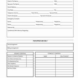 Matchless New Customer Form Template Word Luxury Client Information Sheet
