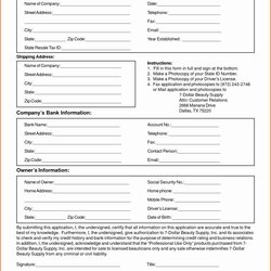 Wonderful Fresh New Customer Form Template Free Document