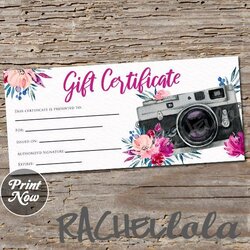 Peerless Photo Session Gift Certificate Template Web Check Out Our