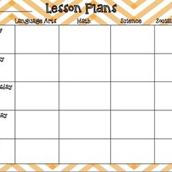 Preeminent Editable Weekly Lesson Plan Template Format Two Subject Prep Original