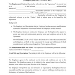 Capital Employment Contract Template Fill Out Sign Online And Download Contracts Page Thumb