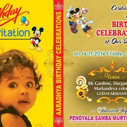 Birthday Invitation Card Cover Design Template Free Marathi Awful Banners Wording
