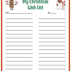 Best Wish List Printable For Free At My Christmas