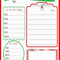 Exceptional Printable Wish List Template Giving Cg Unusual Classroom Keepsakes Exchange Photo