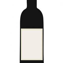 Legit Wine Bottle Blank Label Of Gregg October