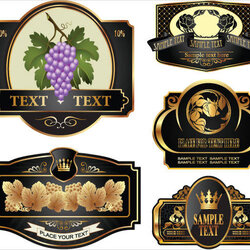Outstanding Wine Bottle Label Templates Design Template Printable Blank Labels