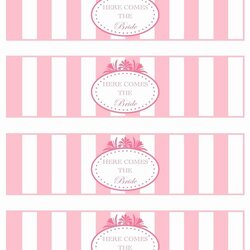 Free Water Bottle Label Template Baby Shower Fresh Printable Labels