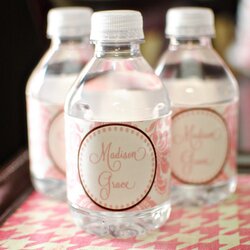 Brilliant Life Sweet Printable Water Bottle Labels Personalized Bottles Editable