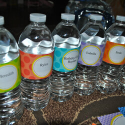 Exceptional Free Printable Water Bottle Labels For Birthday Crafty Fill Source Day Get In And