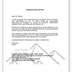 Sublime Best Appreciation Letter Template And Writing Tips Hennessy Events