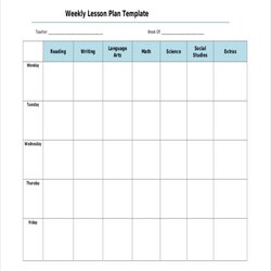 Lesson Plan Template Free Word Documents Download School Weekly High After Templates Teach For
