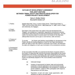 Magnificent Simple Joint Venture Agreement Templates Doc Template