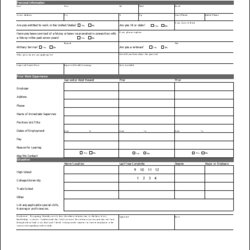 Tremendous Free Job Application Form Template Excel Word Online