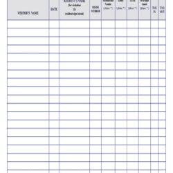 Sterling Printable Visitor Sign In Sheet Forms And Templates