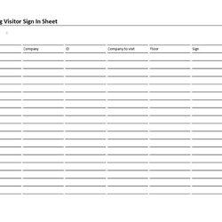 Great Visitor Sign In Sheet Template Are You Looking For Samples Of The Visitors