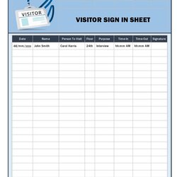 Wizard Sign Up Sheet In Templates Word Excel Visitor