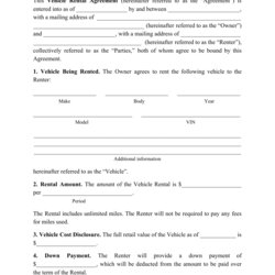 Capital Vehicle Rental Agreement Template Fill Out Sign Online And Download Printable Print Big