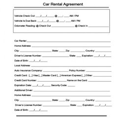 Splendid Page Rental Agreement Templates Car Lease Template Auto Form Choose Board Simple