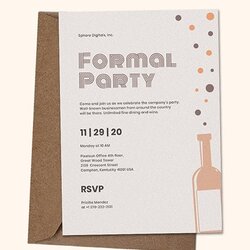 Champion Free Formal Invitation Template Download Invitations In Party
