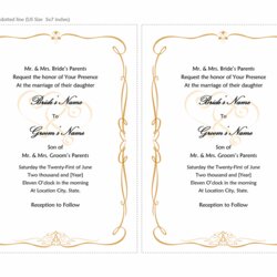Formal Invitation Card Template Word Cards Design Templates Scroll Binaries Best With Stunning By