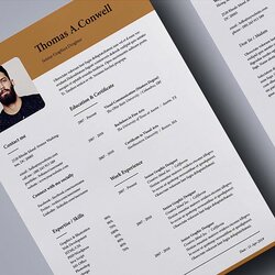Worthy Free Column Resume Template Ind Apr