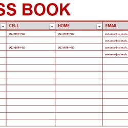 Preeminent Free Printable Address Book Templates Excel Word Spreadsheet