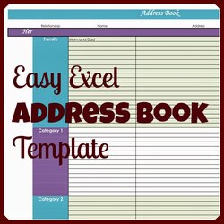Supreme Plans Easy Excel Address Book Template Templates List Christmas Microsoft Create Addresses Cards
