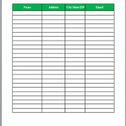 Wonderful Address Book Template Ms Excel Templates