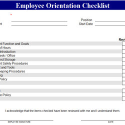Fine Employee Orientation Template My Excel Templates