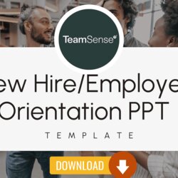Cool Free New Hire Orientation Template For Employees
