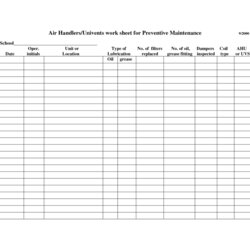 Superior Creating Building Maintenance Log Template For Free Sample Facility Checklist