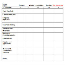 Fantastic Free Weekly Lesson Plan Samples In Google Docs Ms Word Pages Template Doc Sample Printable