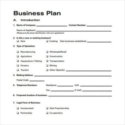 Tremendous Page Business Plan Template Luxury Free Download Word Simple Small Plans Sample Outline Writing