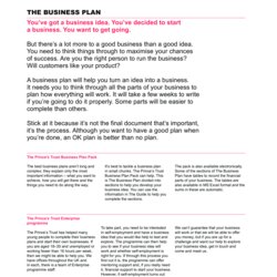 Simple Business Plan Template Templates At